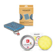 Load image into Gallery viewer, CHAINMAIL SCRUB W SILICONE CORE/BLUE