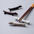 Load image into Gallery viewer, DOXIE CHOPSTICK REST: BLACK