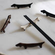 Load image into Gallery viewer, DOXIE CHOPSTICK REST: BLACK