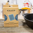 Load image into Gallery viewer, CHAINMAIL SCRUB W SILICONE CORE/BLUE