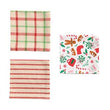 Load image into Gallery viewer, Reindeer Basket Towel Set