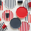 Load image into Gallery viewer, MIDNIGHT BLUE CABANA STRIPE
