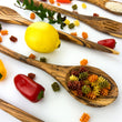 Load image into Gallery viewer, Long Olive Wood Wide Spoon