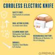 Load image into Gallery viewer, Rechargeable Cordless Electric Knife