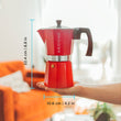 Load image into Gallery viewer, Stovetop Maker - Red: 3 cup