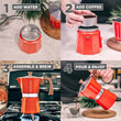 Load image into Gallery viewer, Stovetop Maker - Red: 3 cup