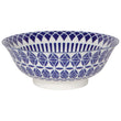 Load image into Gallery viewer, 8" GEO BLUE STAMPED BOWL
