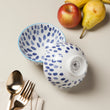 Load image into Gallery viewer, 4" BOWL STAMPED BLUE SPOTS