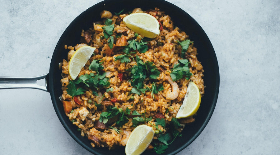 Rick's Chicken & Sausage Paella