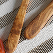Load image into Gallery viewer, Curved Olive Wood Serving Spoon
