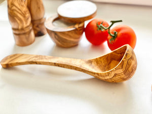 Olive Wood Ladle: 9"