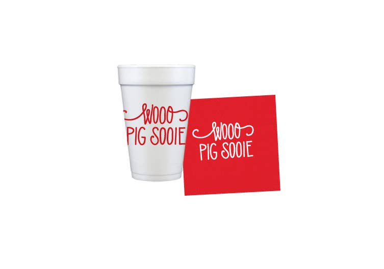 Wooo Pig Sooie: FOAM Cups
