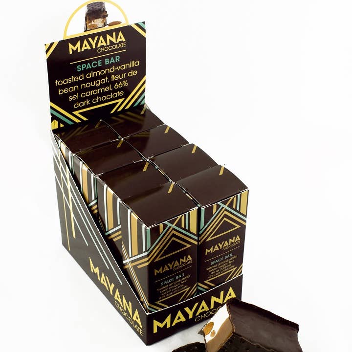 Mayana's Space Bar Dark Chocolate Almond