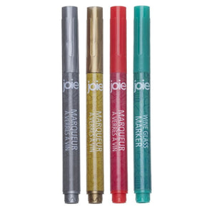 Wine Glass Markers, Set of 4