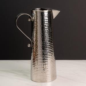 Stainless Steel Hammered Pitcher, Lg