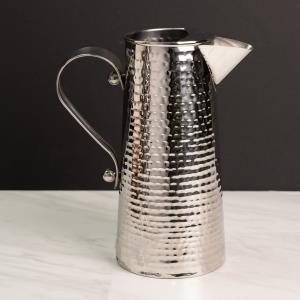 Stainless Steel Hammered Pitcher, Sm