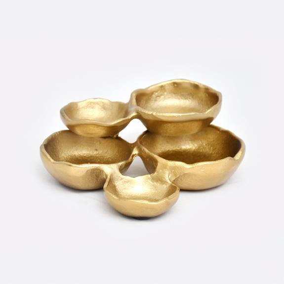 Gold 5 Bowl Cluster