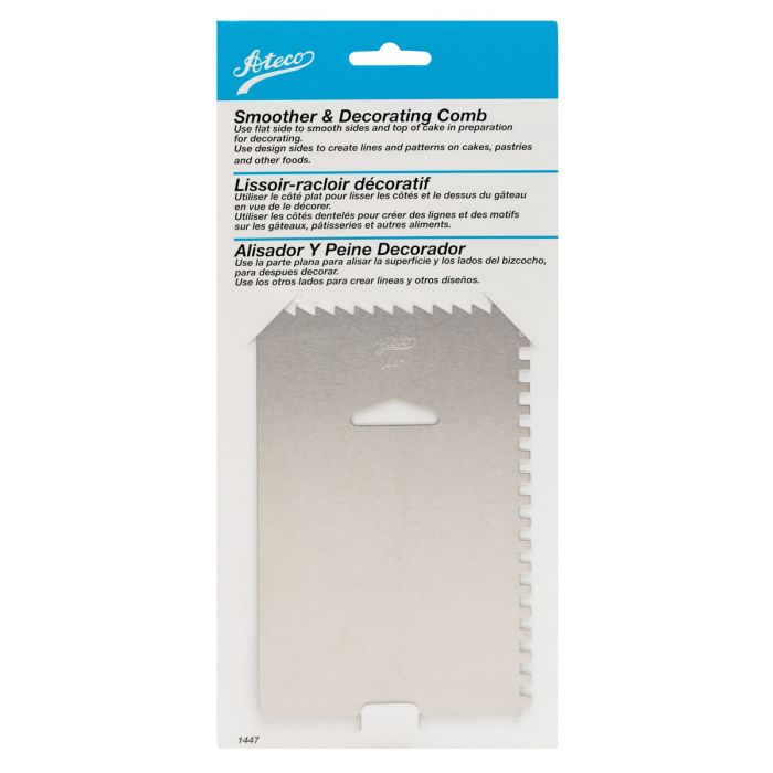Decorating Comb and Icing Smoother