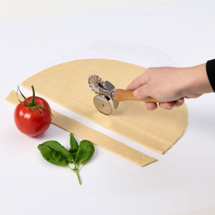 Double Pasty Pasta Dough Cutter Crimper