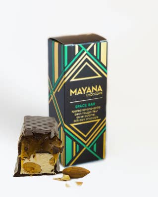 Mayana's Space Bar Dark Chocolate Almond