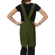 Load image into Gallery viewer, Firenze Kids 100% Linen Smock Apron: Green
