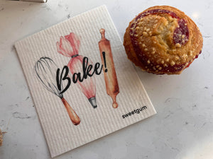 Baking (Bake!) Swedish Dishcloth