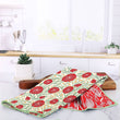 Load image into Gallery viewer, Camellia Bouquet Eco Kitchen Tea Towel
