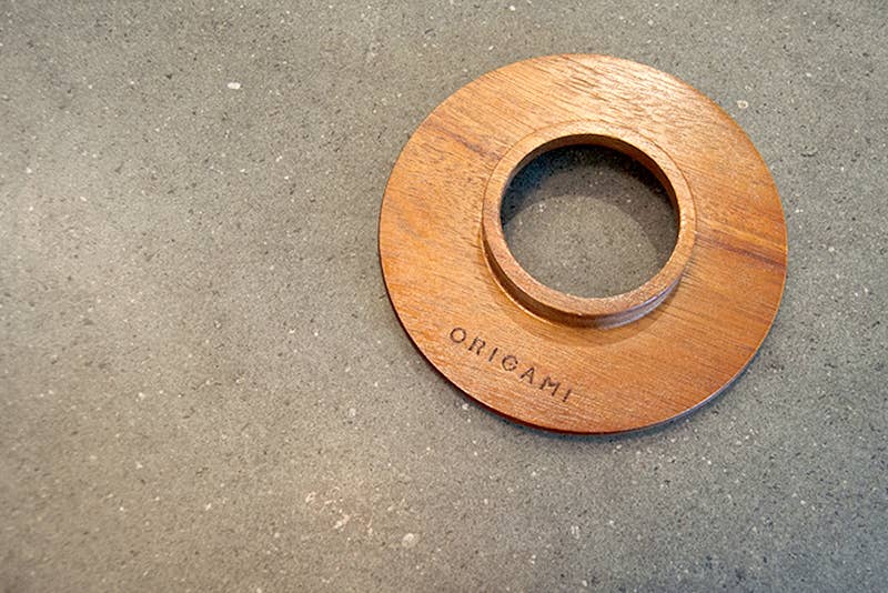 ORIGAMI Wood Dripper Holder