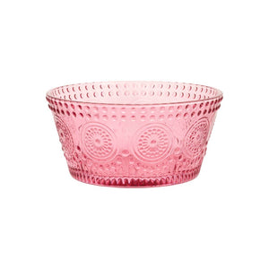 4.75" PINK CODI GLASS BOWL
