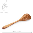Load image into Gallery viewer, Handcrafted Olive Wood Corner Spoon
