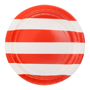 RED STRIPE PLATE
