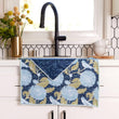 Load image into Gallery viewer, Chrysanthemum Bird Eco Kitchen Tea Towel
