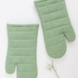 Load image into Gallery viewer, Monaco Quilted Oven Mitt: Mineral Green
