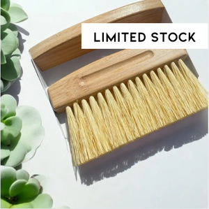 Bamboo Dust Pan & Bamboo Brush