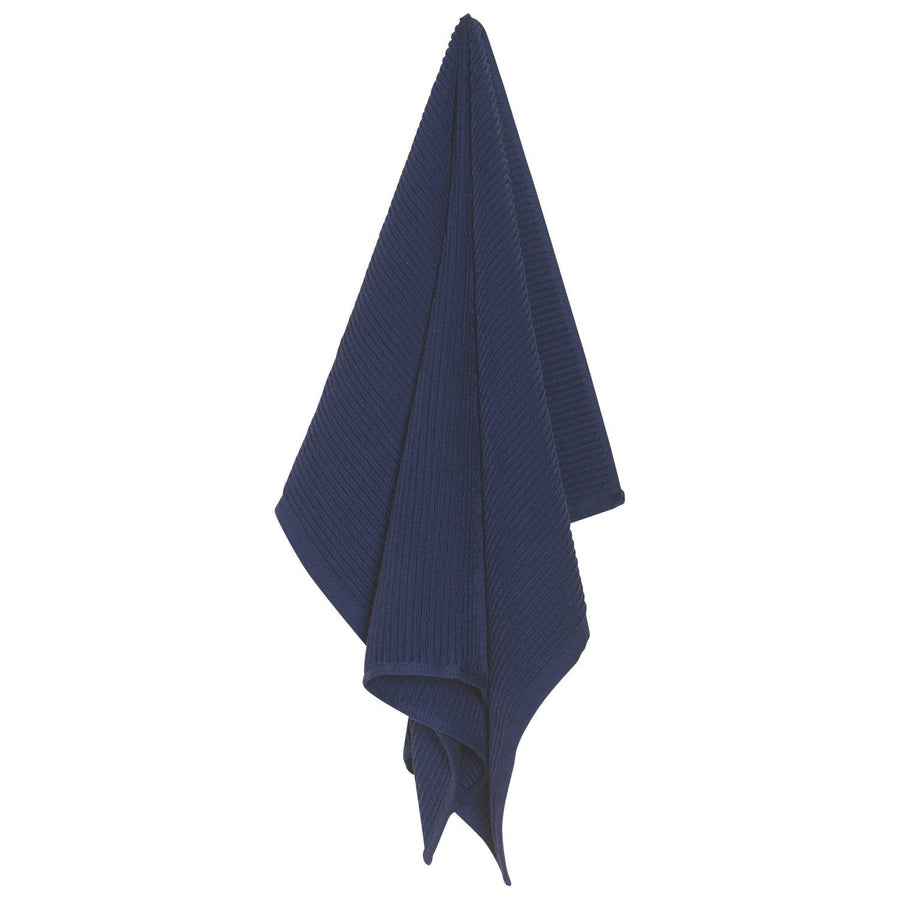 Ripple Indigo Turkish Cotton Dishtowel