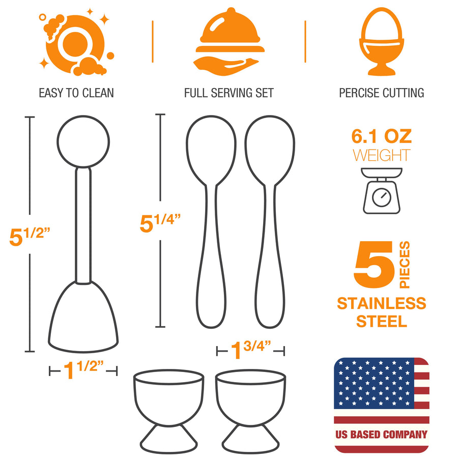 Eparé Egg Topper Set
