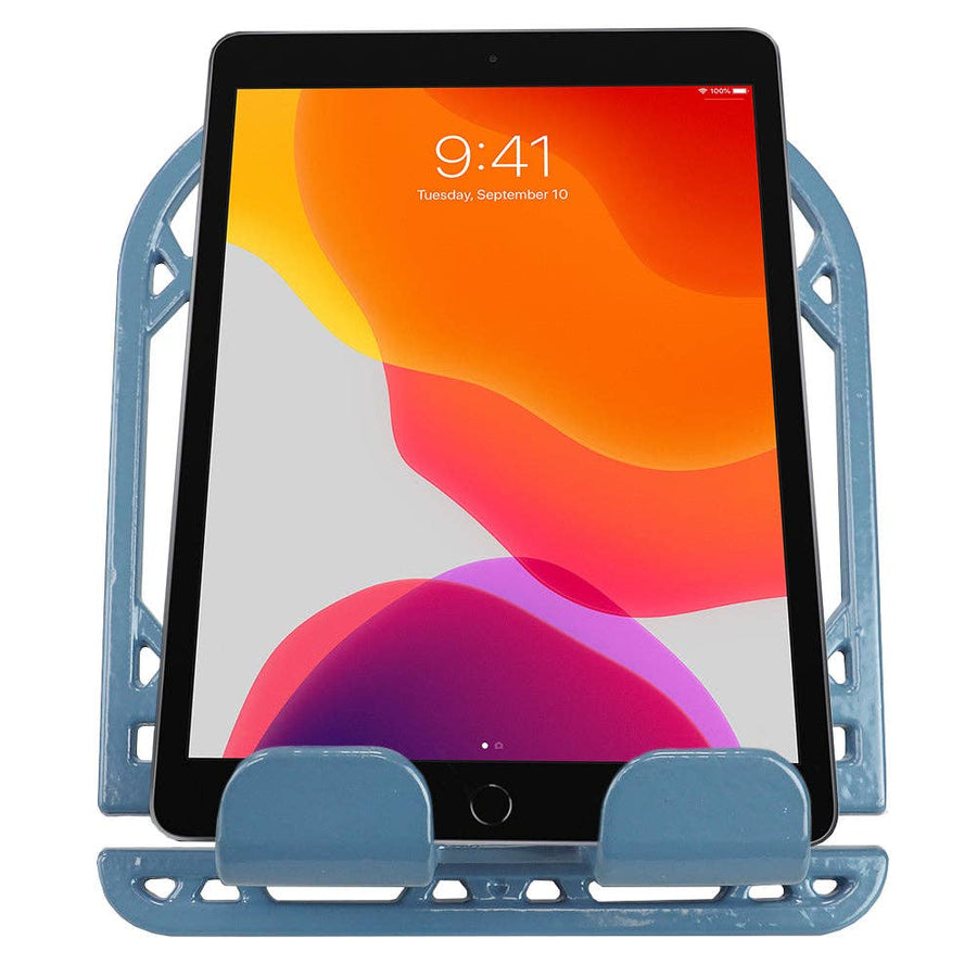 Cast Iron Cookbook Holder Stand, Slate