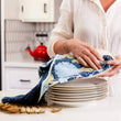 Load image into Gallery viewer, Chrysanthemum Bird Eco Kitchen Tea Towel
