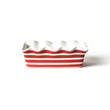 Load image into Gallery viewer, RED STRIPE RUFFLE LOAF PAN
