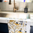 Load image into Gallery viewer, Bee Garden Tea Towel - Bee Floral Kitchen Towel Decor
