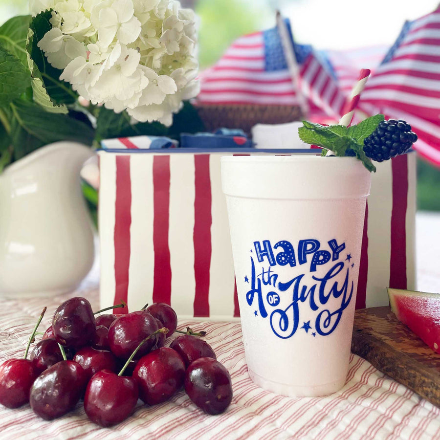 Happy 4th July Foam Cup