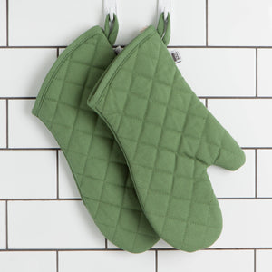 SUPERIOR OVEN MITT, ELM GREEN