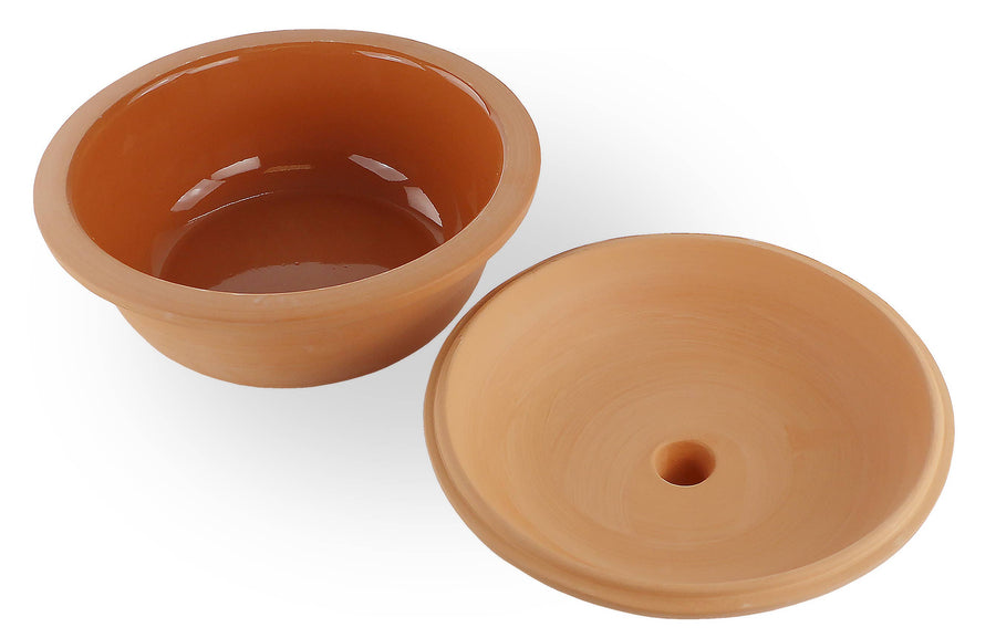 EURITA, Round Clay Dutch Oven  2 Qt