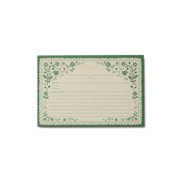 Artichoke Recipe Cards