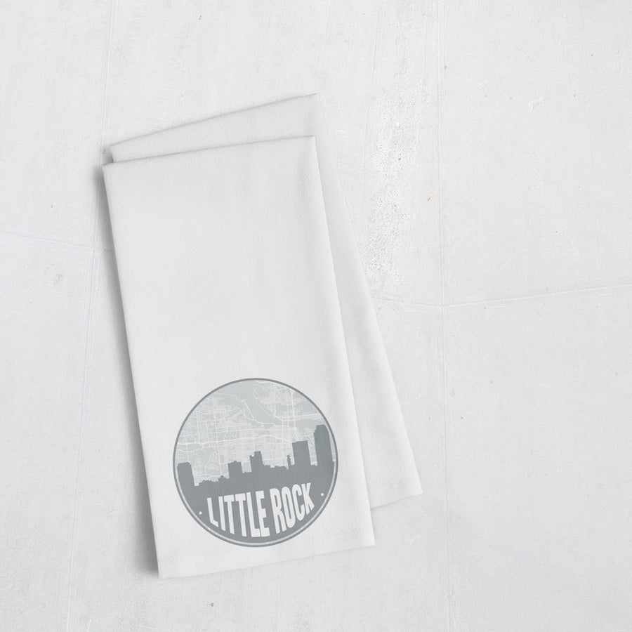Little Rock AR city tea towel