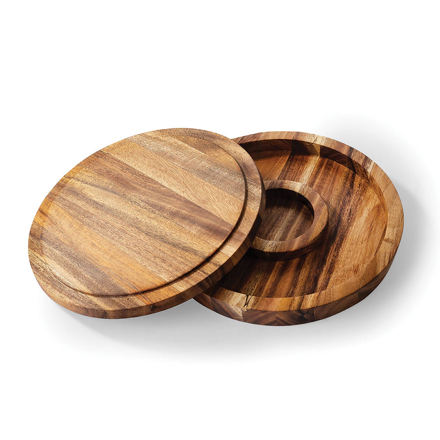 3-in-1 Wood Salt Rimmer, Cutting Board