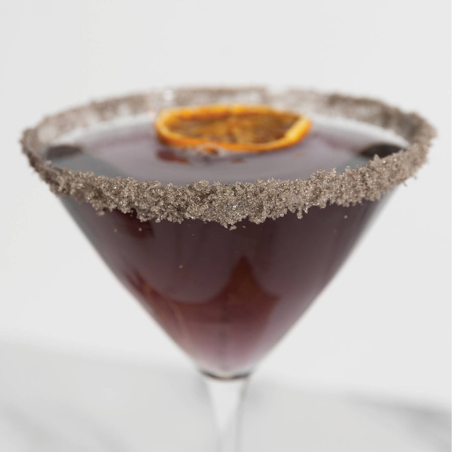 Blackberry Rimming Sugar + Salt