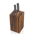 Load image into Gallery viewer, Slotted Knife Block, Walnut
