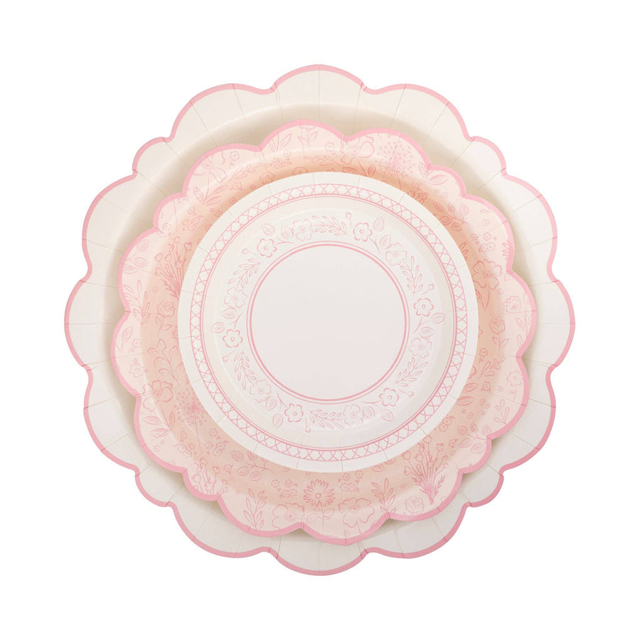 PEMBROKE PINK EDGE SCALLOP