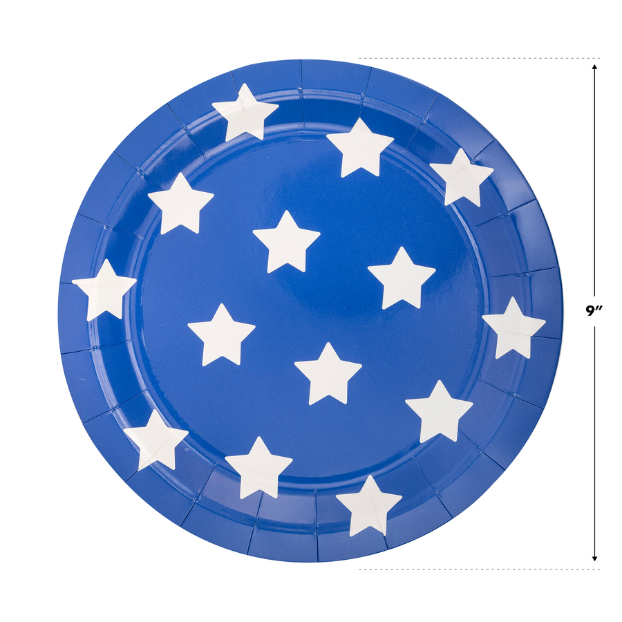 BLUE STARS PLATE